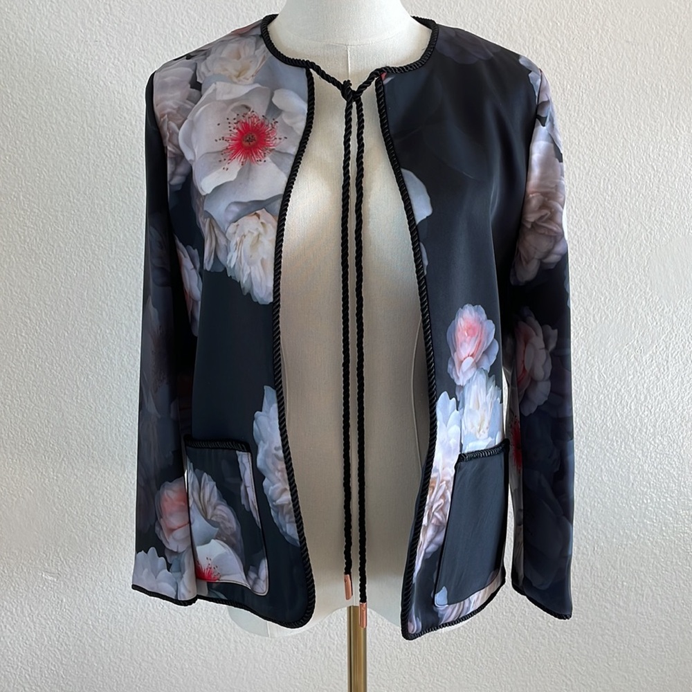 Ted Baker: Chelsea Cord Trim Jacket - Size 2 NWT